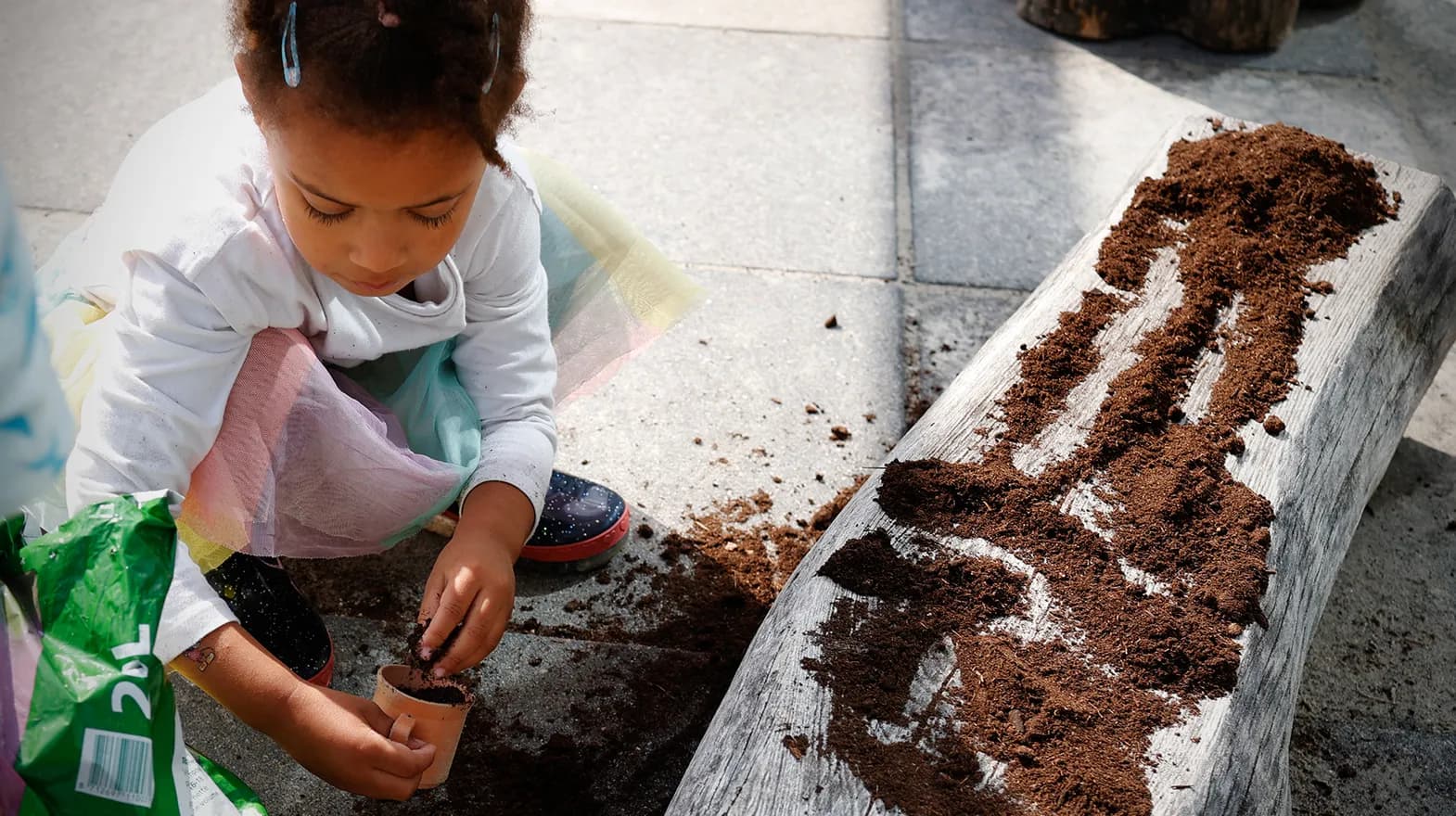 PG - standaard - kind - tuinieren - moestuin